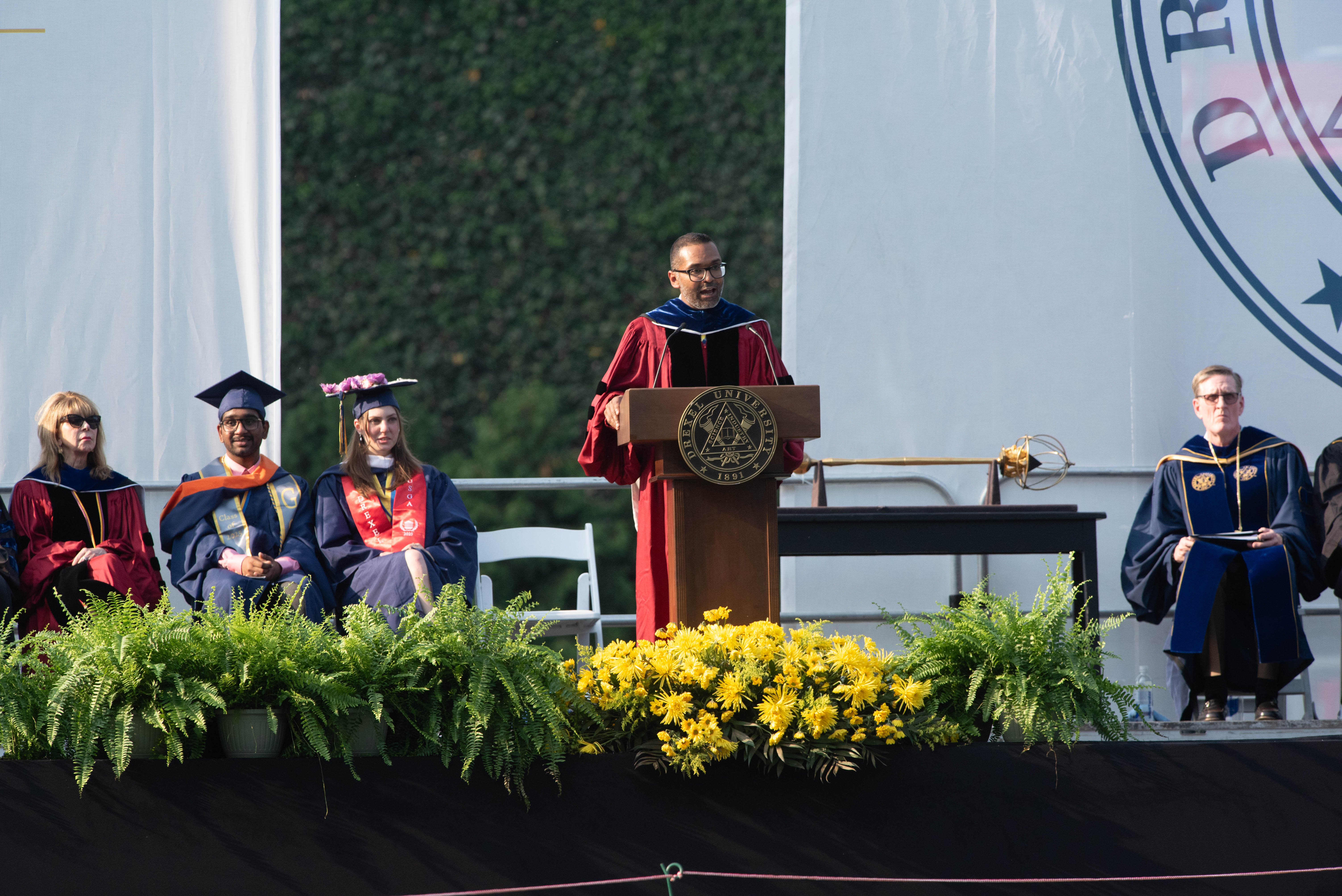 Grand Marshal Subir Sahu, PhD, is the senior vice president for student success.
