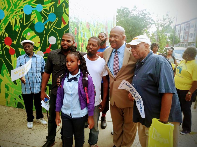 Mantua Civic Association at Philadelphia school event