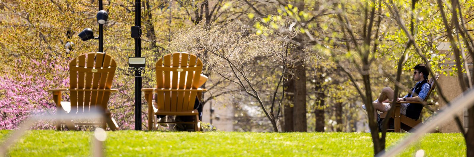 Green space on Drexel&#39;s campus