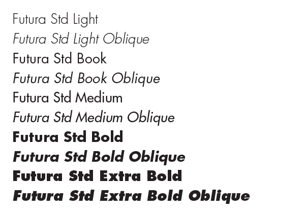 Futura Typeface
