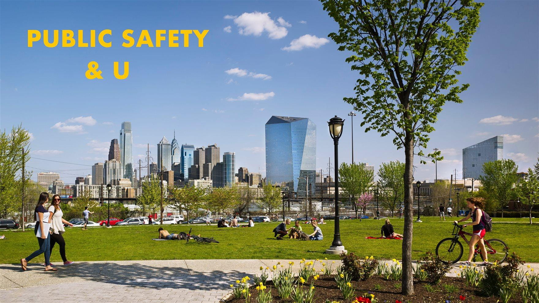 Drexel Park with text reading Public Safety & U