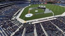 View of the stands at Drexel&#39;s Commencement.