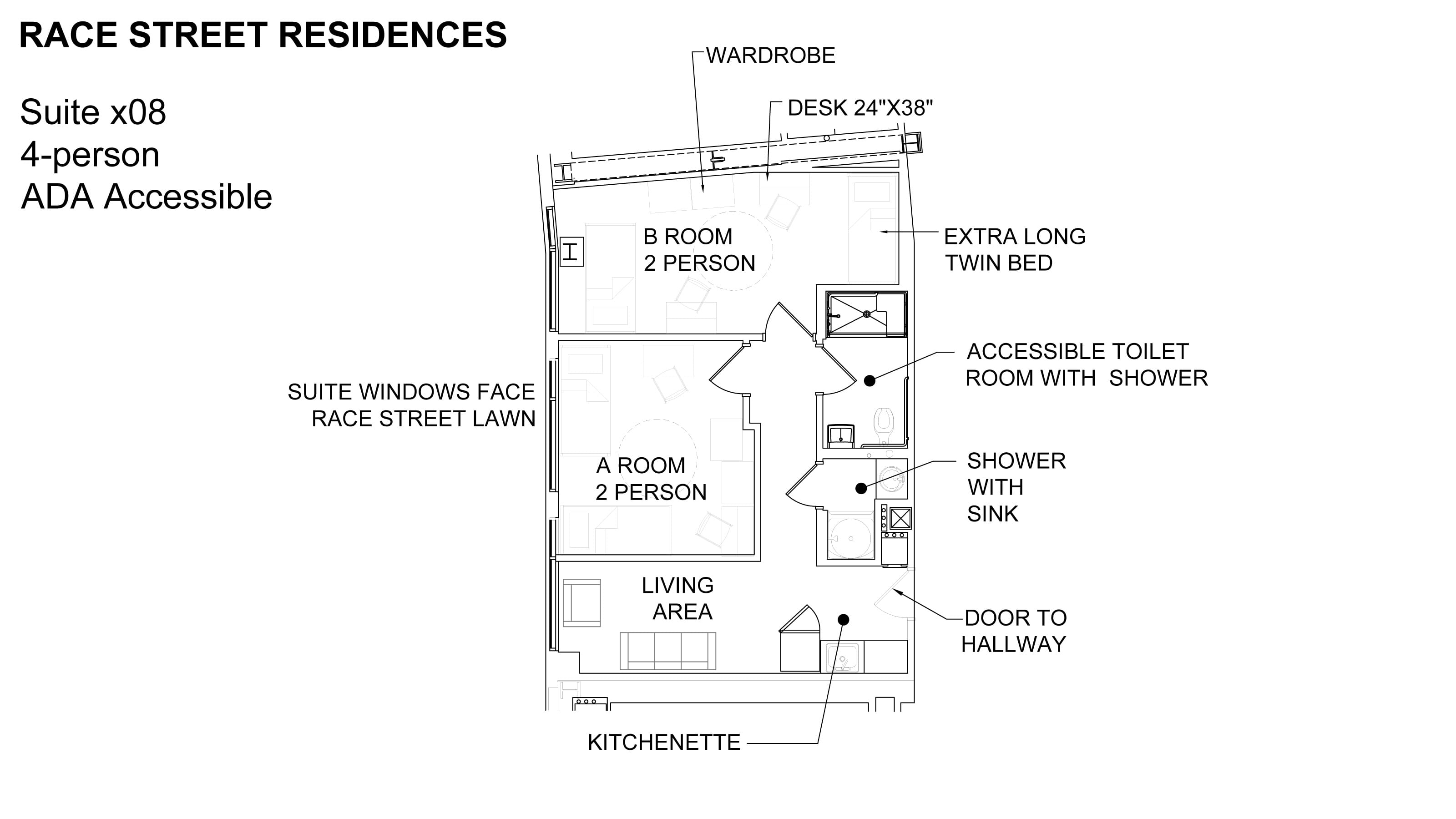 Race Street Residences Suite Floor Plan