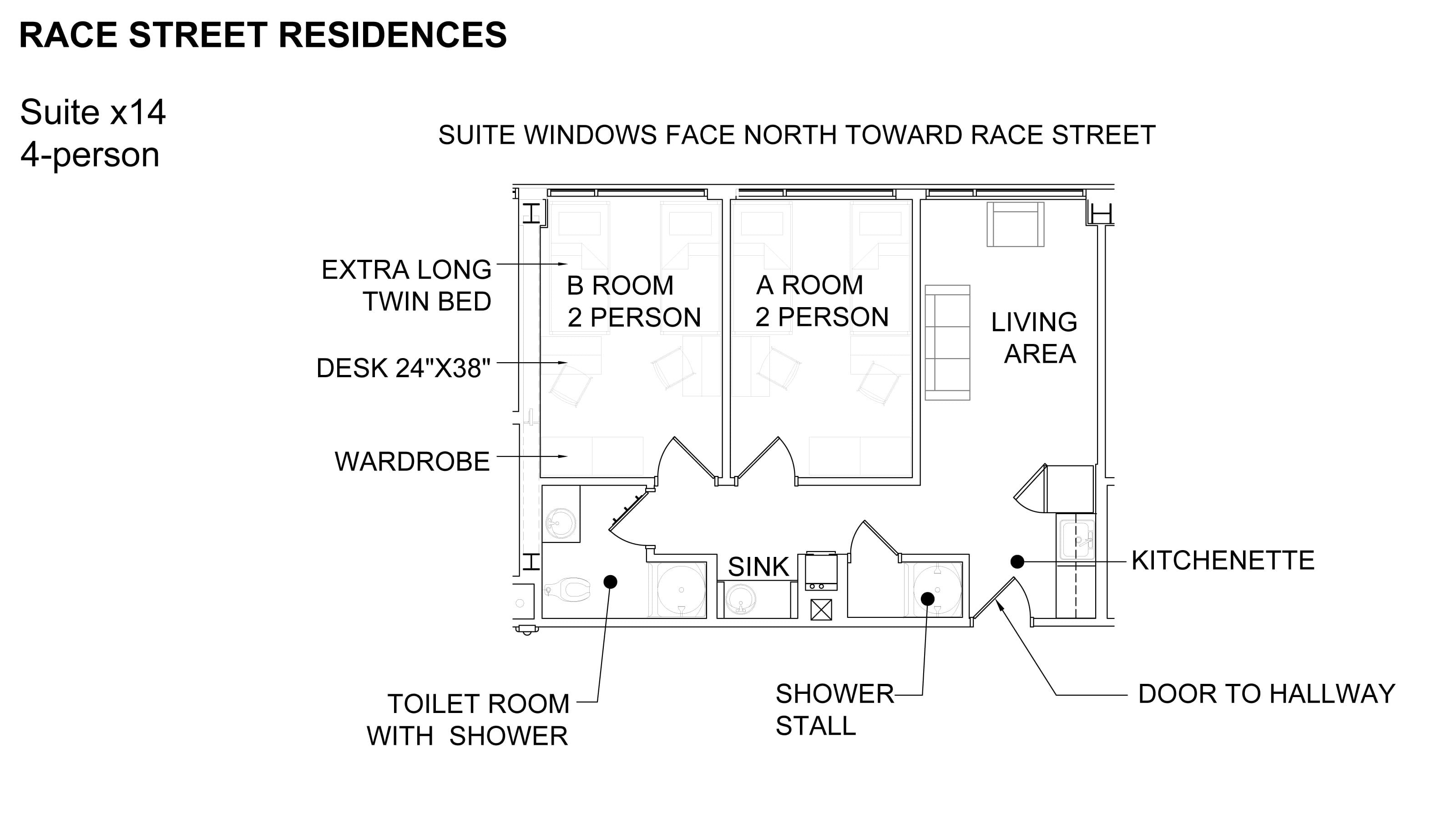 Race Street Residences Suite Floor Plan