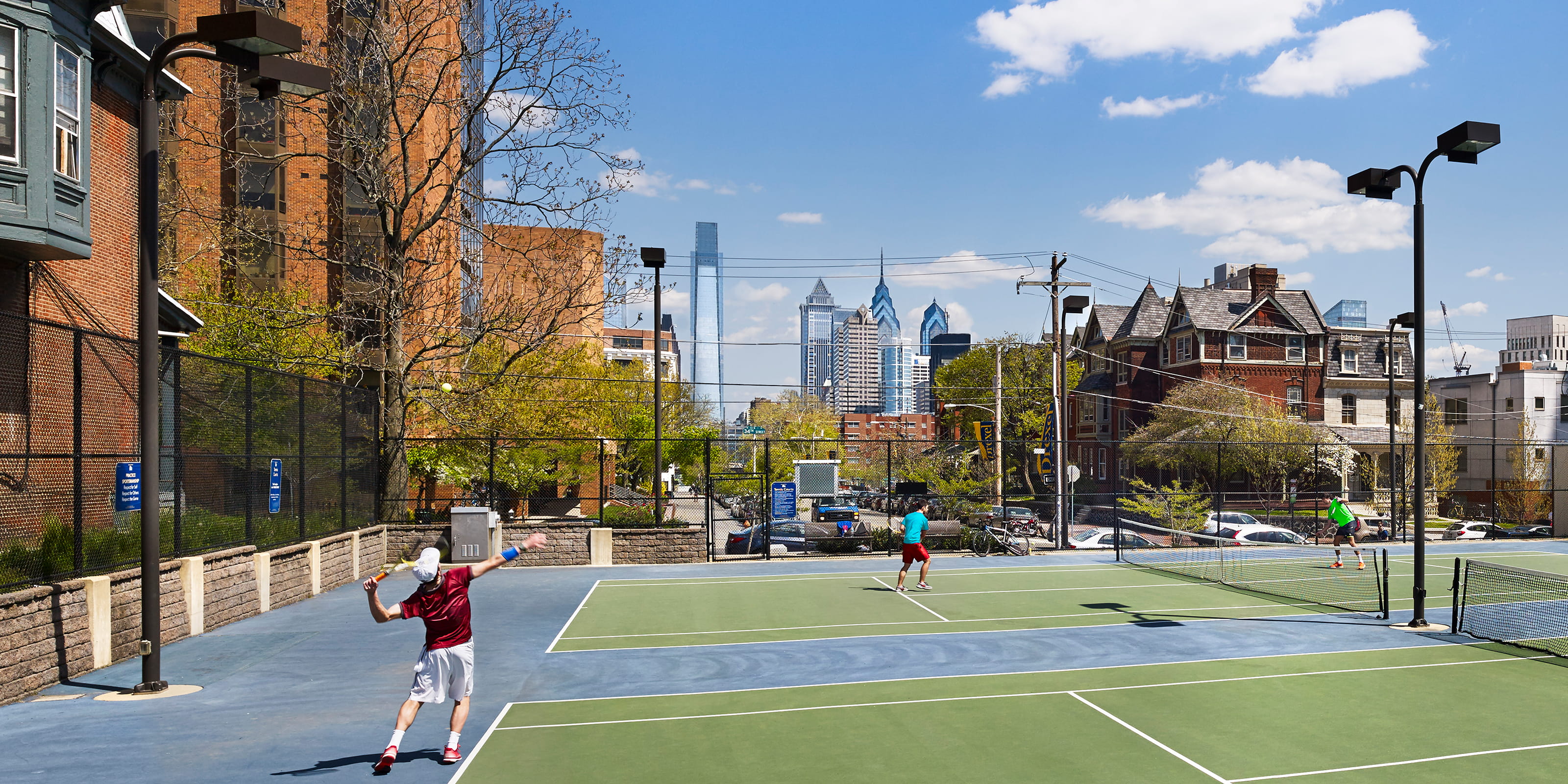 Drexel tennis courts